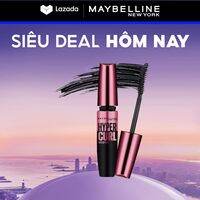 Mascara Dài Mi và Cong Mi Maybelline New York Hyper Curl Waterproof Chuốt Mi Đen Hiệu Quả Không Lem Không Trôi 9.2ml