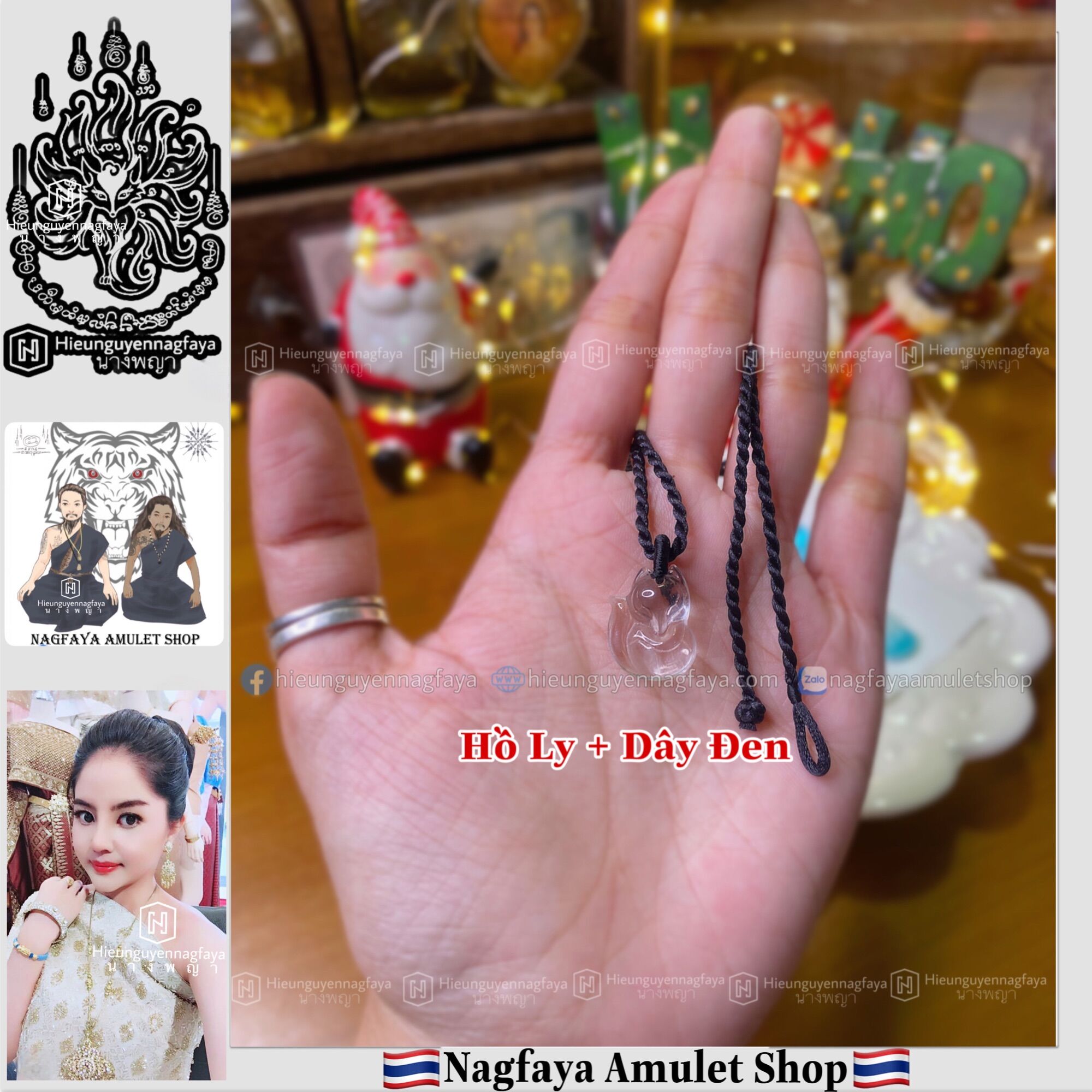 [[HÀNG THẬT]] Mặt Dây Chuyền Nàng Tiểu Hồ Ly Thái Lan [hieunguyennagfaya]