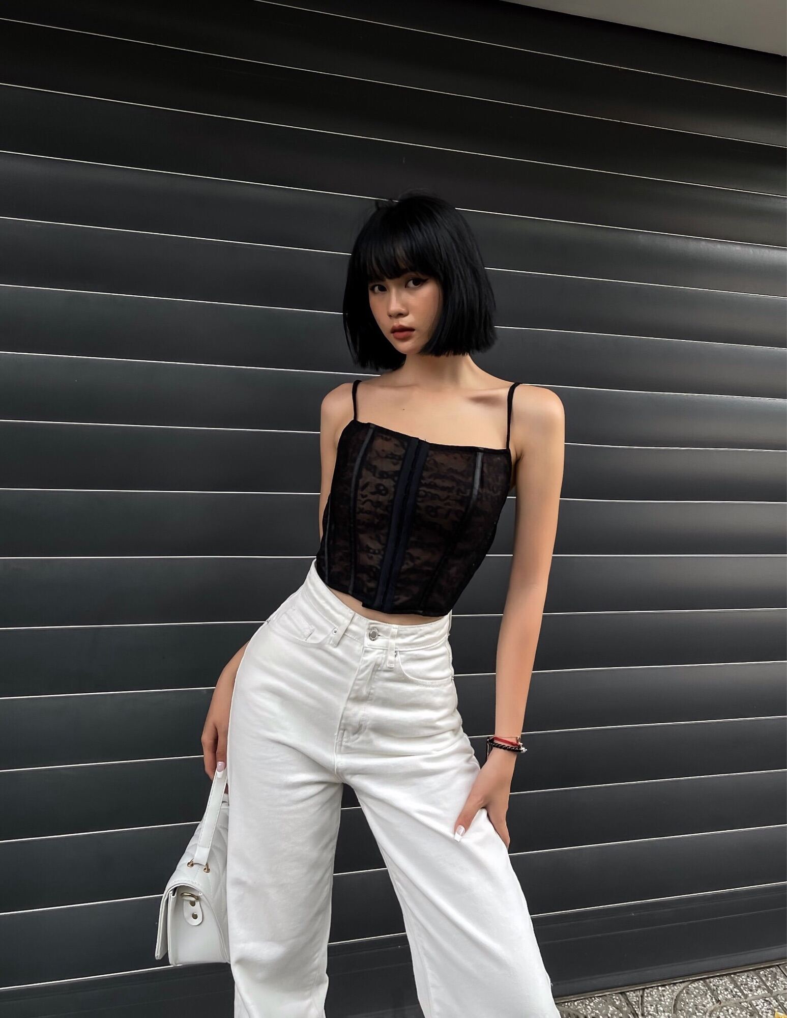 White Jeans - Quần Jeans trắng ống suông - THIẾT KẾ BỞI IAMCOCO.OFFICIAL. 