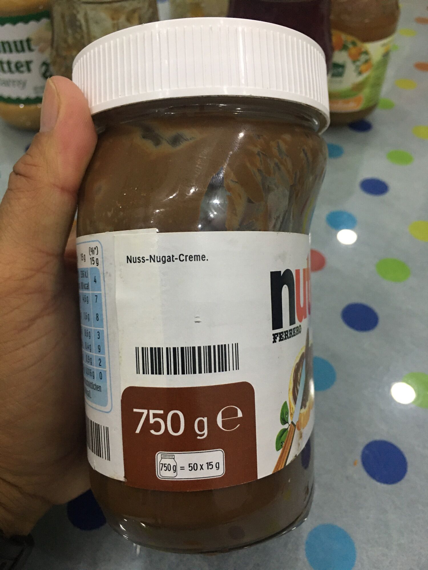 Nutella 750g nhập khẩu