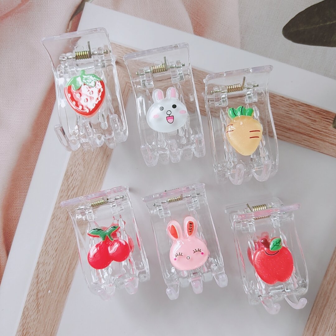 Kẹp tóc càng cua 5 răng nhiều hình dễ thương
