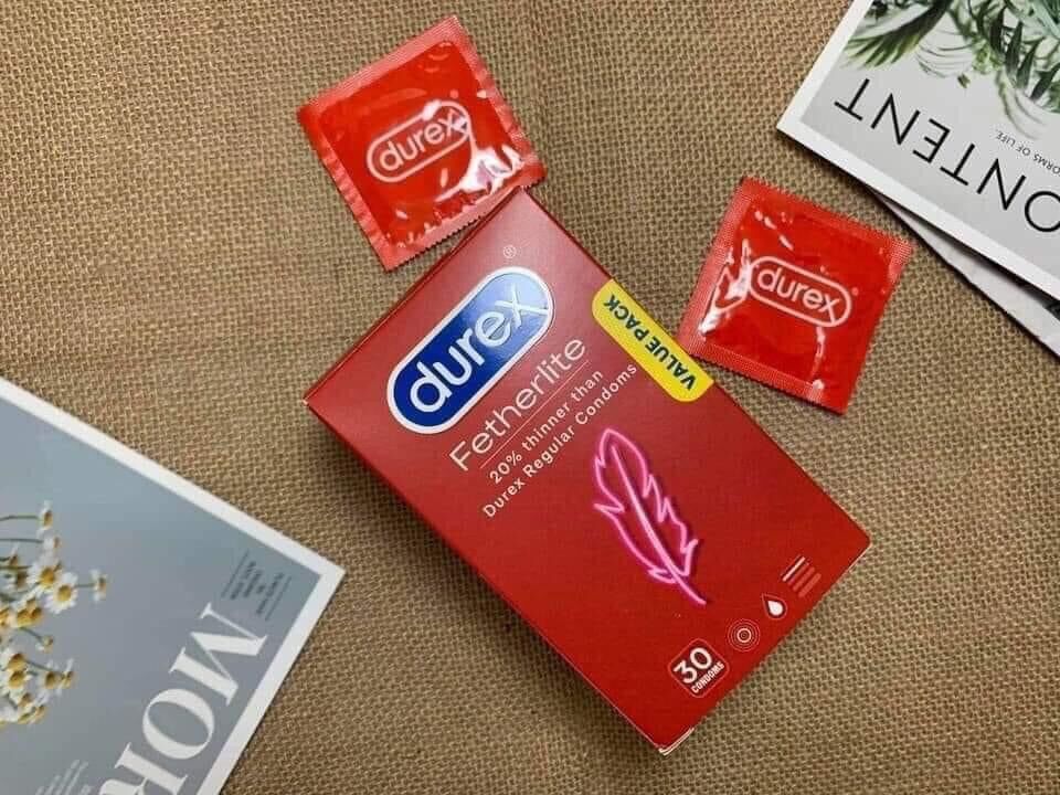 [BILL ÚC] Bao cao su Durex Fetherlite siêu mỏng mẫu mới nhất