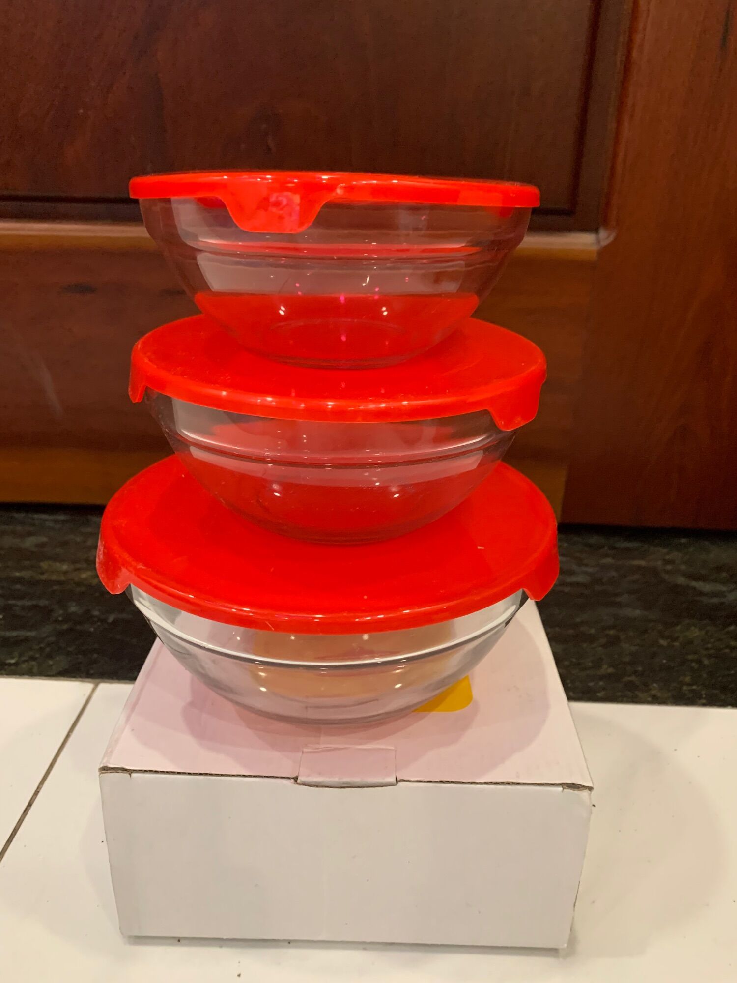 Bộ thố thuỷ tinh cao cấp 3 cái