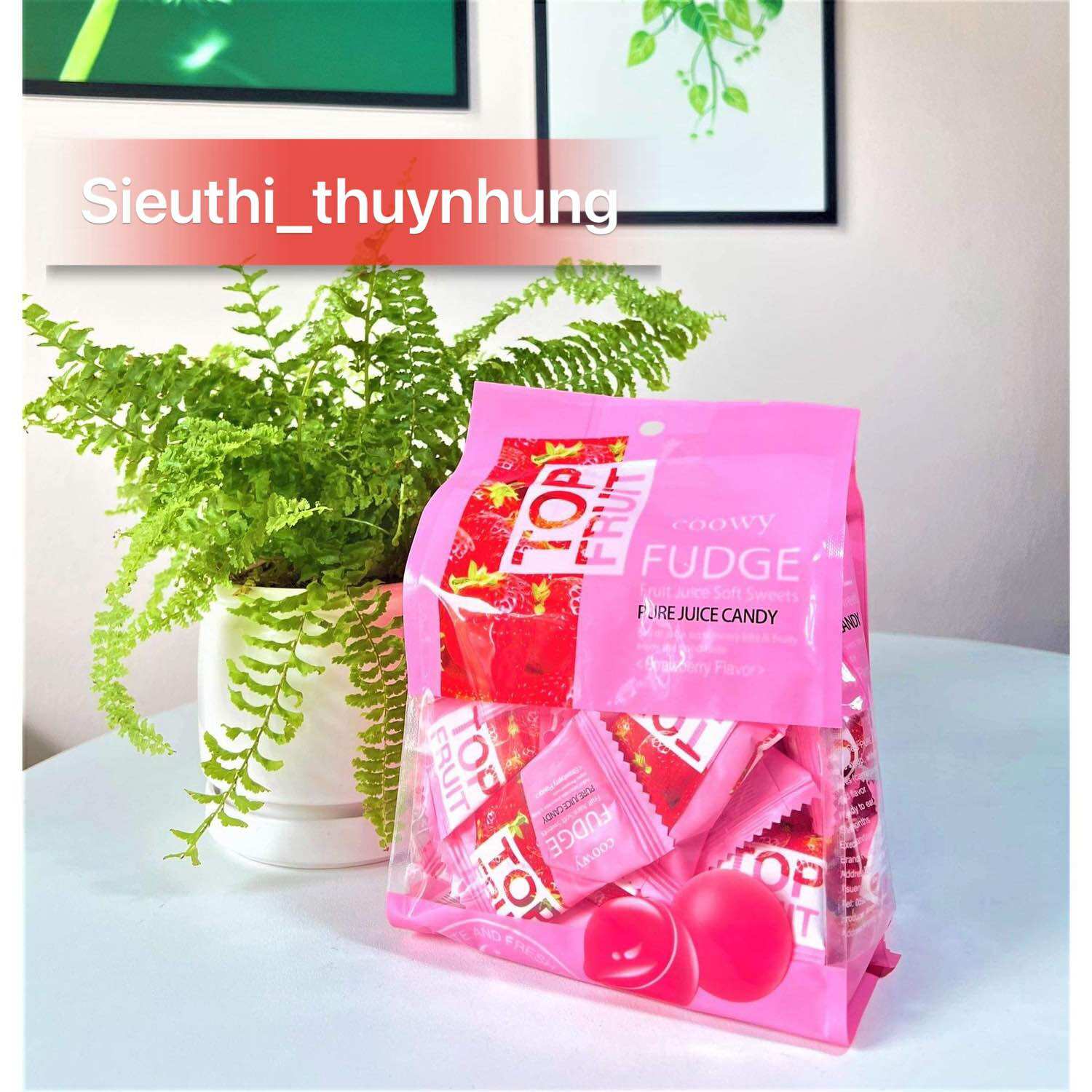 Kẹo Trái Cây Top Fruit Gói 320G (Vị Xoài/tổng hợp/nho/dâu )