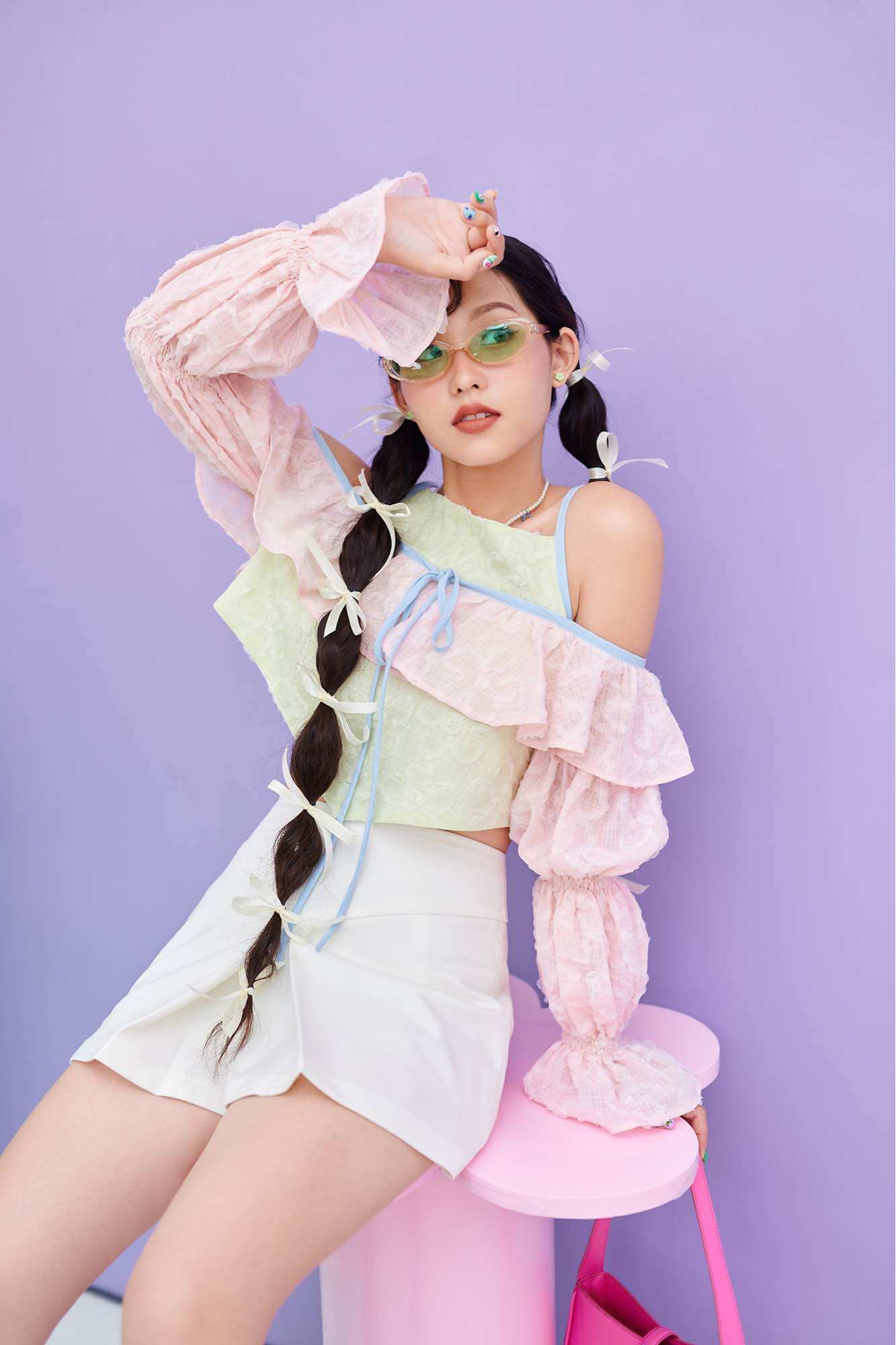 Áo kiểu tay bồng trễ “CINDER TOP”  by Gum tailor