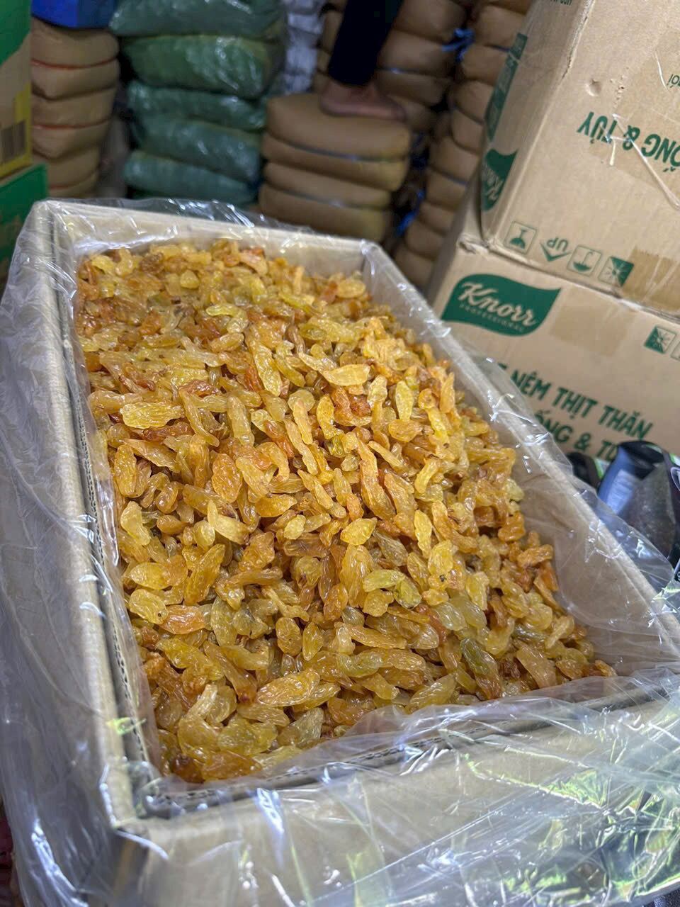 1kg nho vàng khô