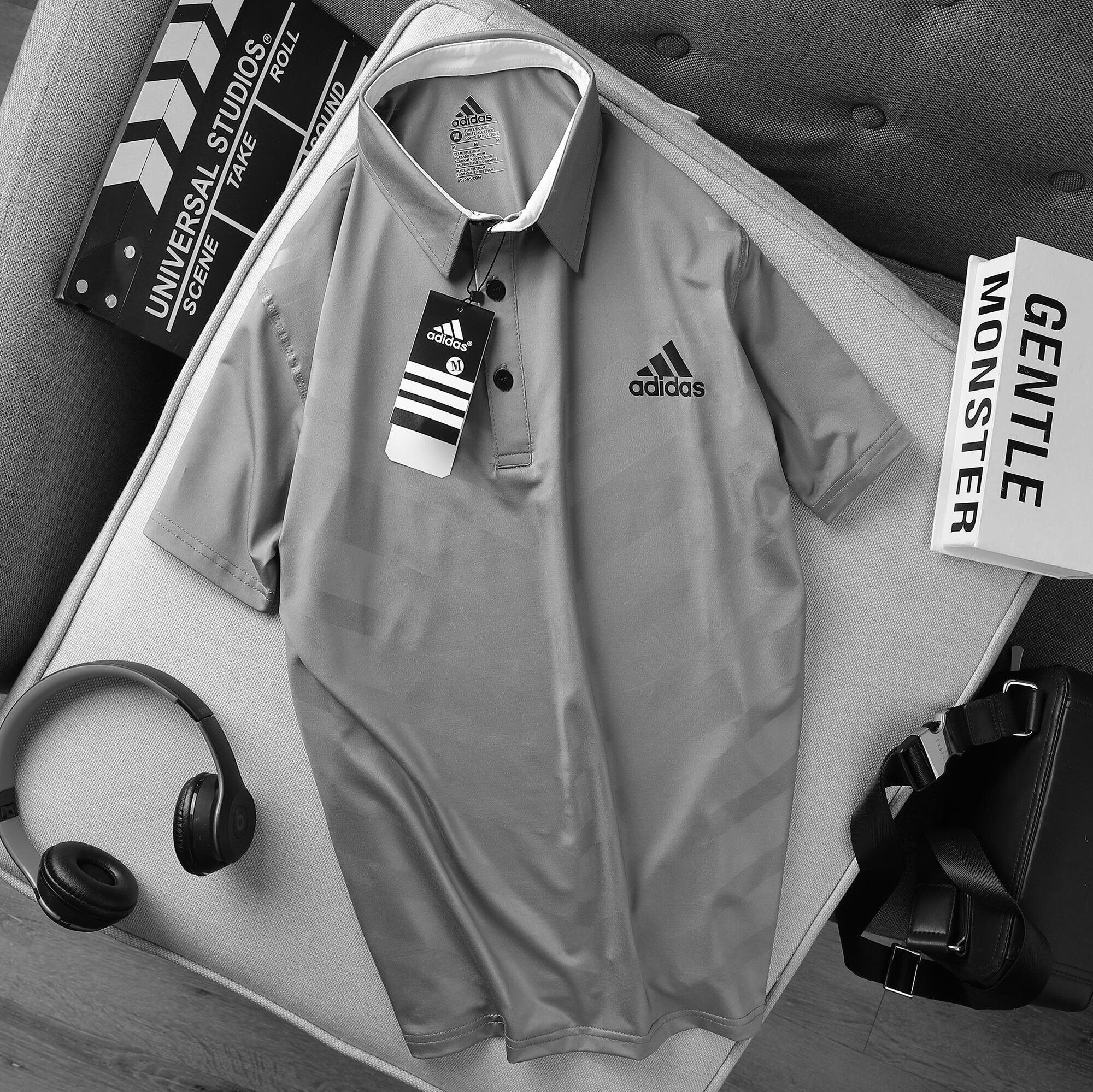 Áo thun thể thao ADIDAS có cổ cực xịn
