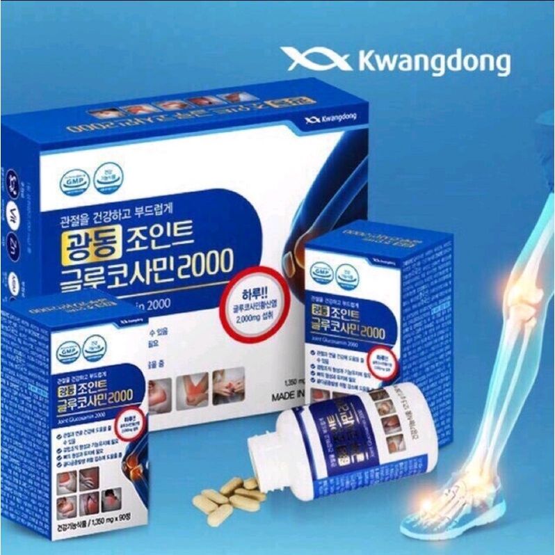 Bổ xương khớp Glucosamin Kwangdong Hàn Quốc 180v