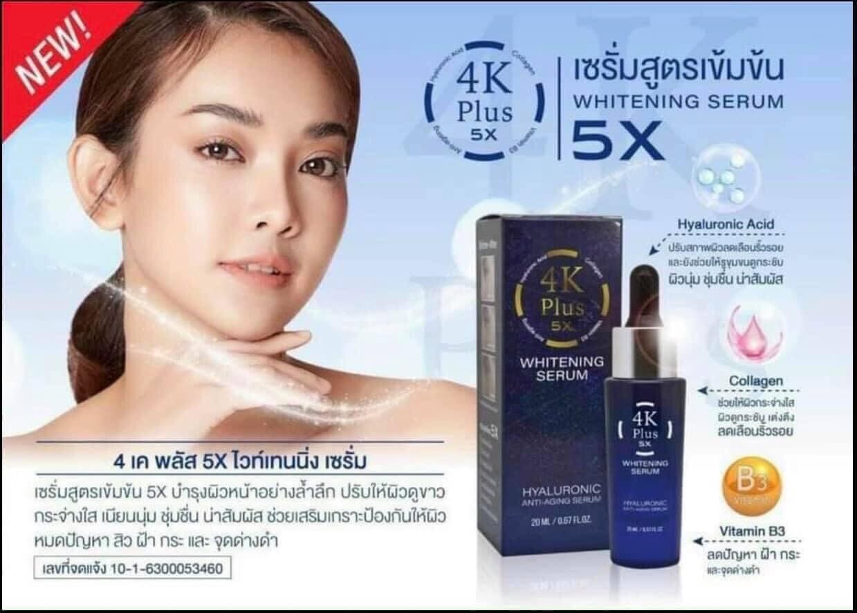 Serum 4k plus Thái Lan trắng da ngừa mụn