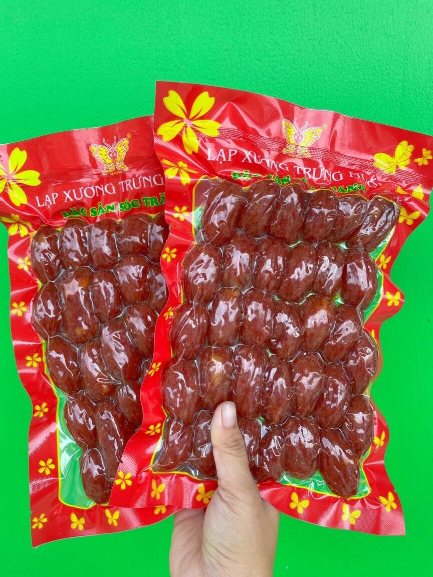 Lạp xưởng heo khô/hồ lô trứng muối 500gr