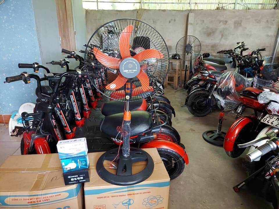 Quạt ac quy 12v sd khi mất điện