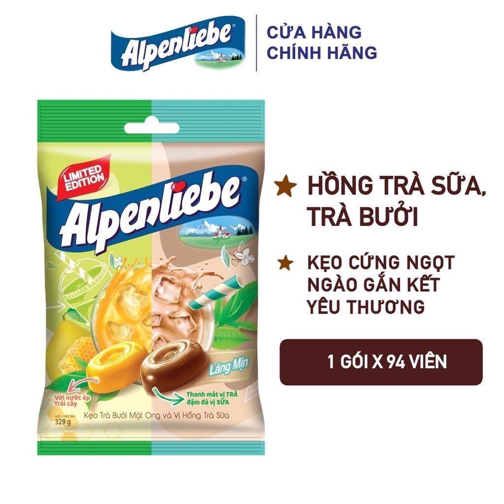 🍬🍬 KẸO ALPENLIEBE HỒNG TRÀ SỮA 🍬🍬( gói 330gr) - Đồ Ăn Vặt Giá Rẻ