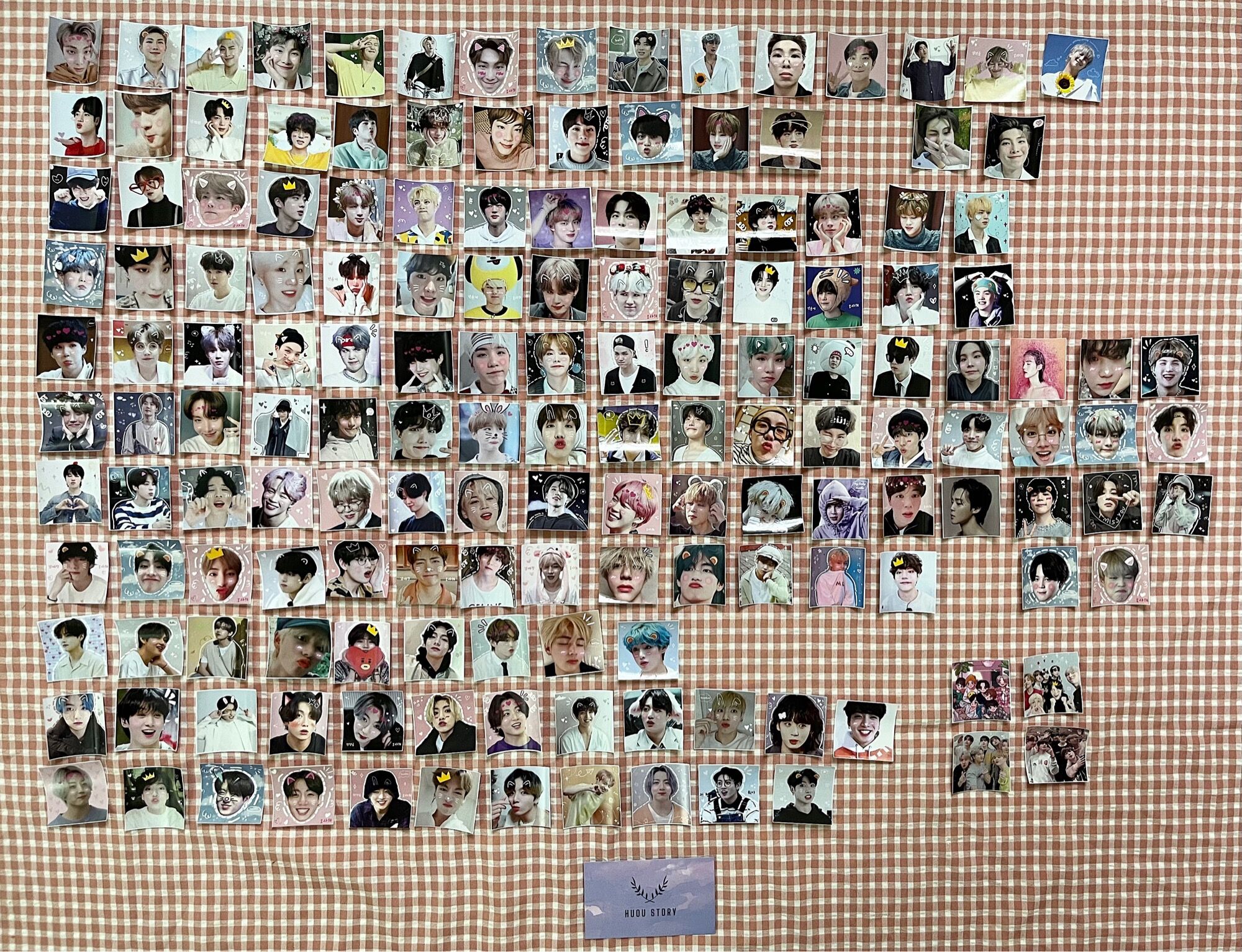 Sticker niêm phong BTS xinh xắn