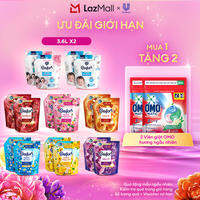 Combo 2 Nước Xả Vải Comfort Thơm Mát Gấp 10 Lần / Hương Nước Hoa 100 Giờ Lưu Hương Túi 3.6/3.7L (bao bì tùy lô nhập hàng)