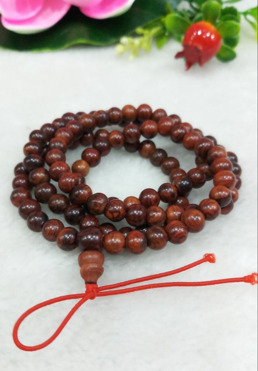 Tràng hạt 108 gỗ sưa đỏ