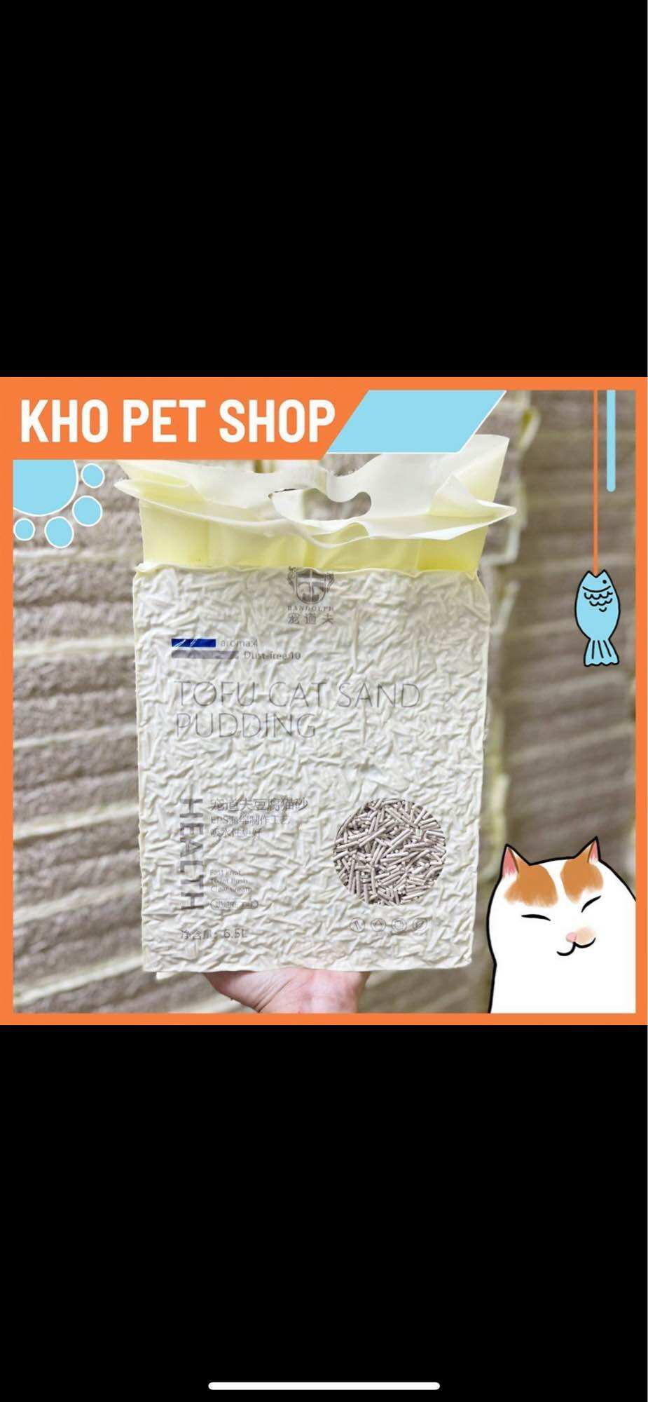 Cát đậu nành RANDOLPH 6,5L cho mèo