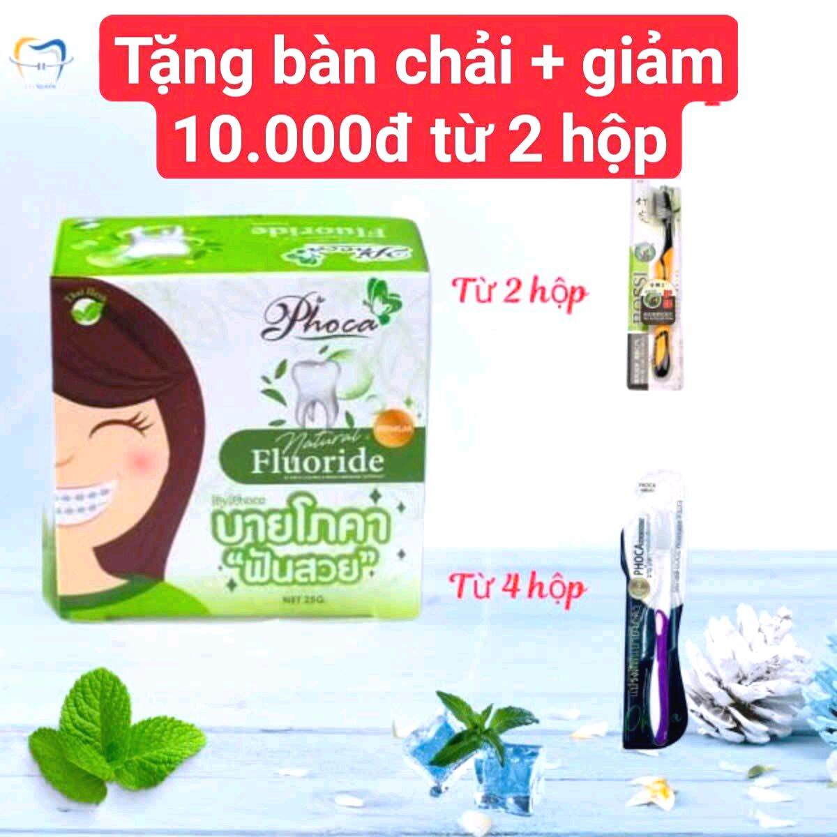 Kem đánh răng Phoca Thái lan chính hãng, niềng răng trắng răng thơm miệng