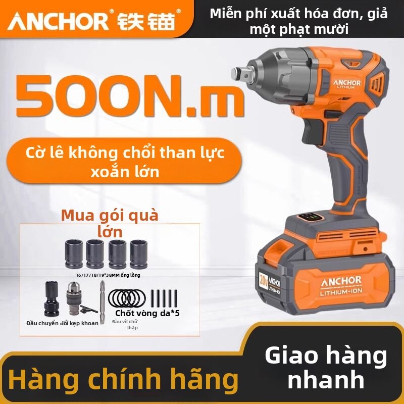 Automotive Maintenance Brushless Impact Wrench Giá 4,776,000 Đồng*Miễn phí vận chuyển