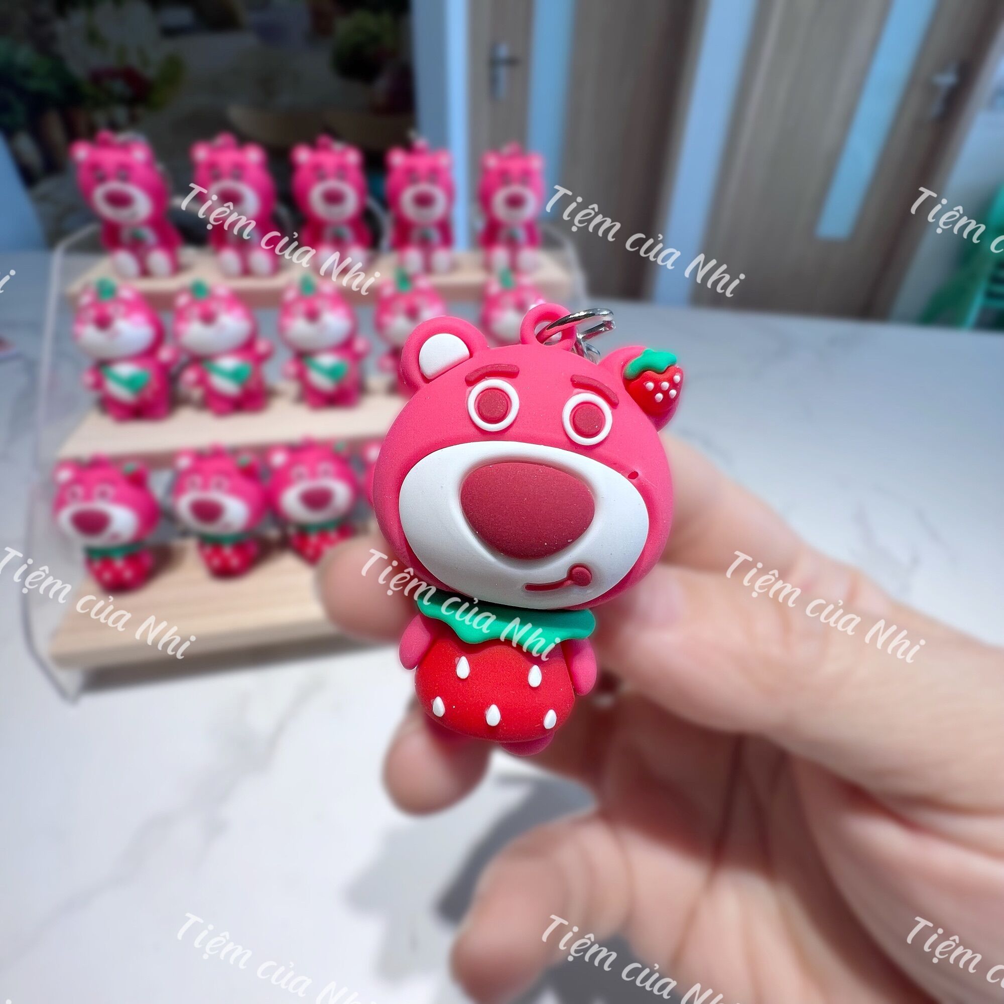 MÓC KHÓA GẤU DÂU LOTSO