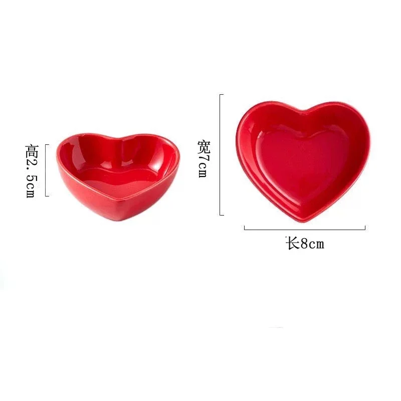 Chén bát ăn dặm  cho bé hình tim nhỏ 40ml