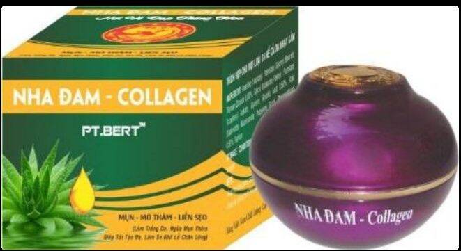 Kem nha đam pt bert Collagen mụn thâm mờ sẹo