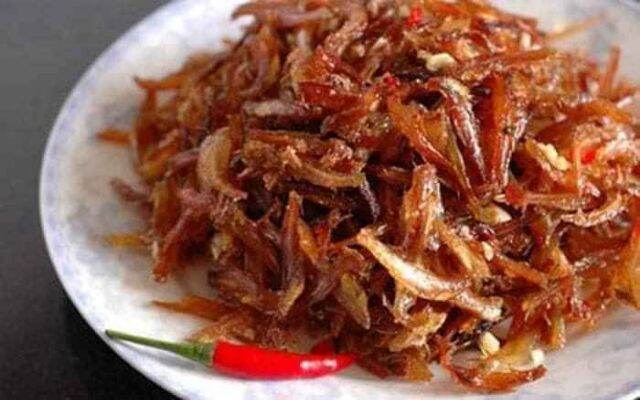 1KG Cá Cơm khô vị nhạt ( cá loại con nhỏ)