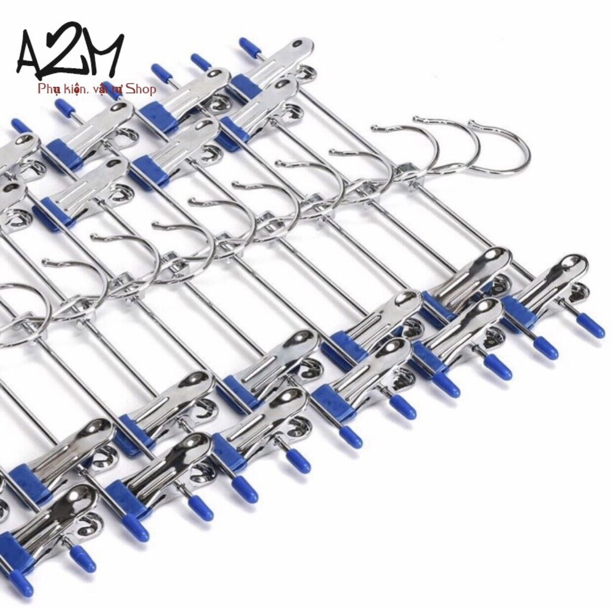 Móc kẹp kim loại 31cm. Combo 10 chiếc