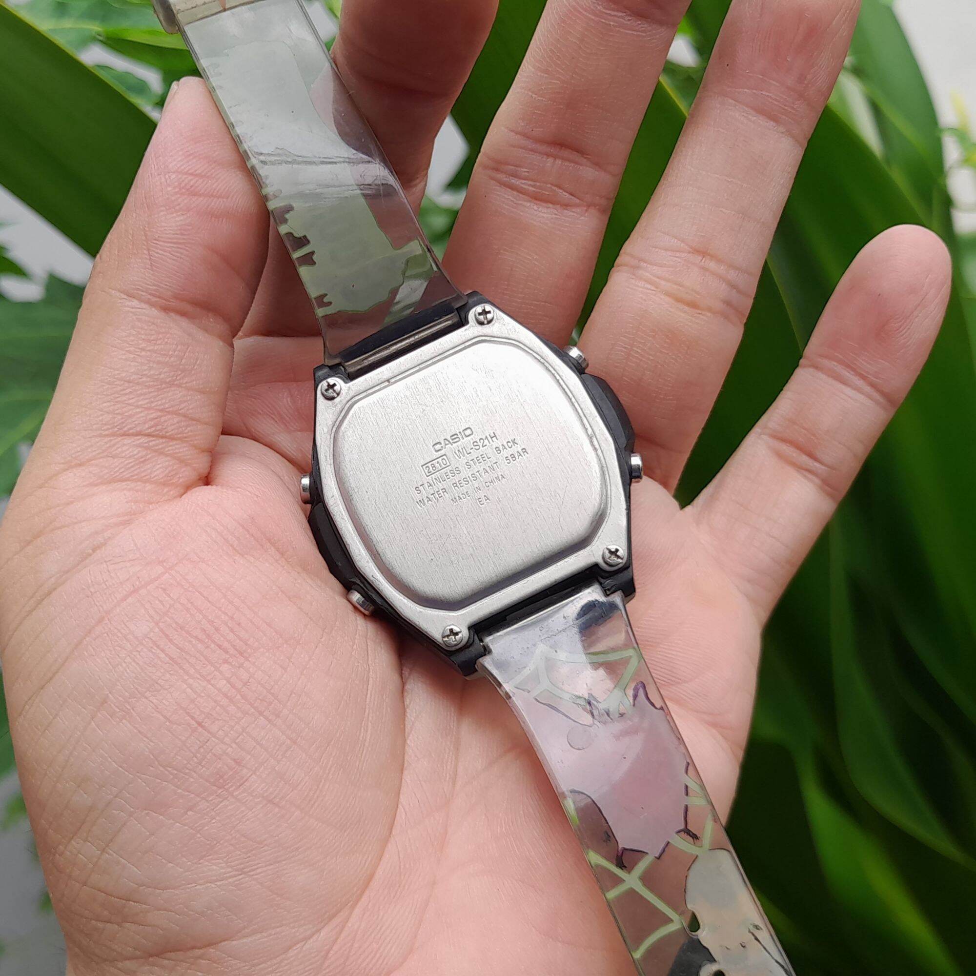 Đồng hồ điện tử CASIO WL-S21H có 4 mẫu chọn lựa