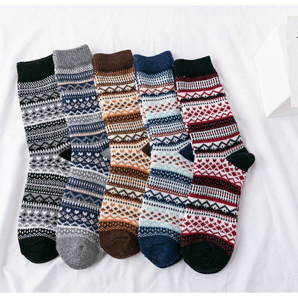 Set 5 đôi Tất thổ cẩm Mẫu 6