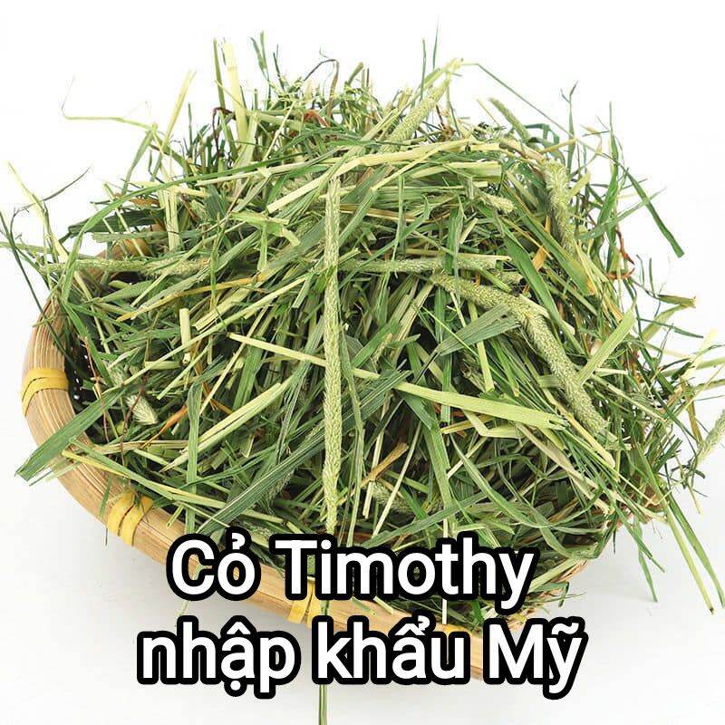 Cỏ khô Alfalfa túi 1kg cho thỏ - bọ ú, chuột lang