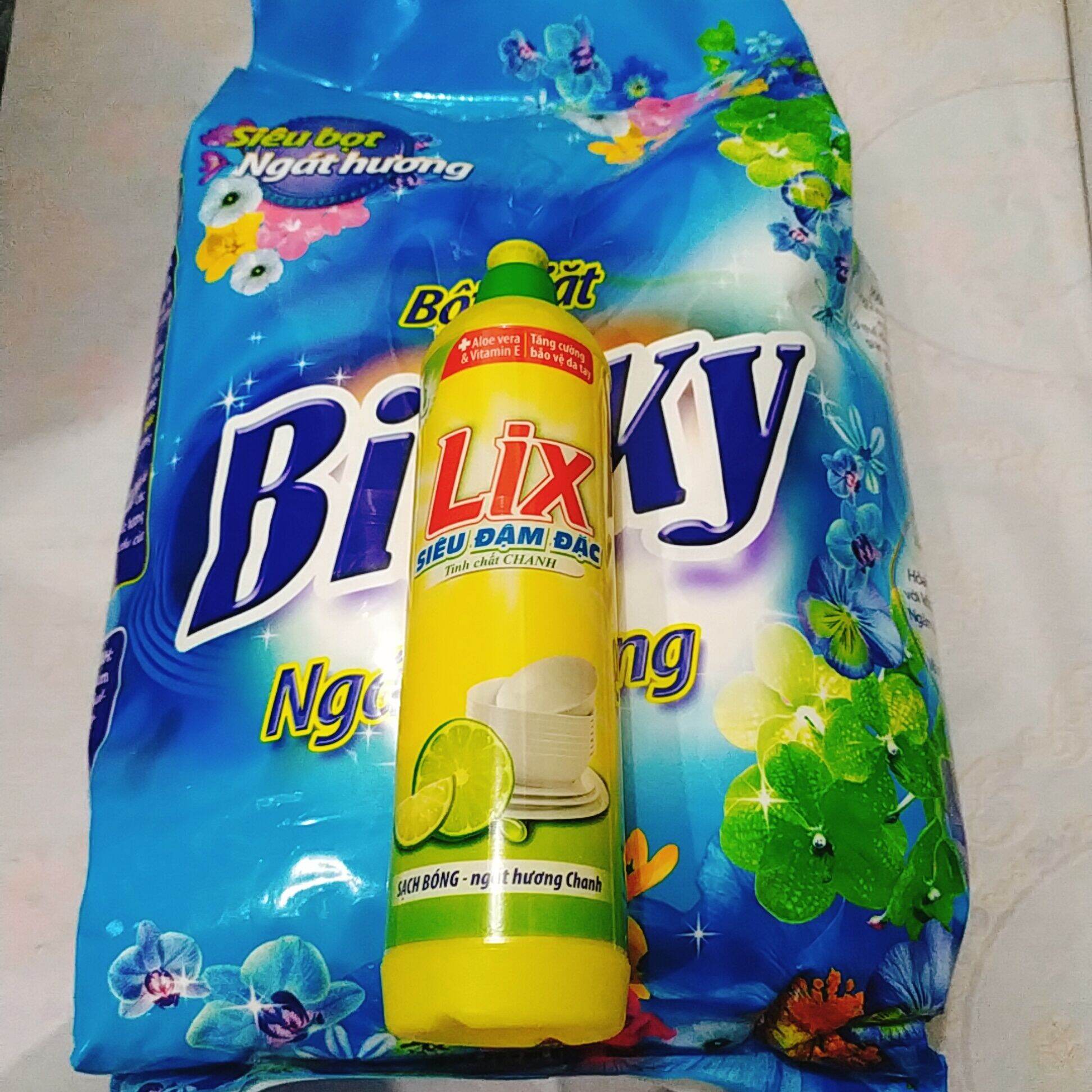 BỘT GIẶT BINKY 6 KG TẶNG KÈM CHAI RỬA CHÉN 400G GIAO MẪU NGẪU NHIÊN