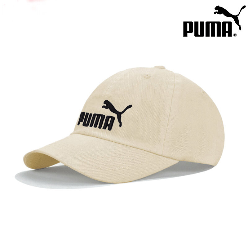 Mũ Bóng Chày Thể Thao Puma Khóa Kéo Màu Kaki Unisex Mũ Che Nắng Mũ Thể Thao Mũ Quần Vợt Mũ Lưỡi Trai
