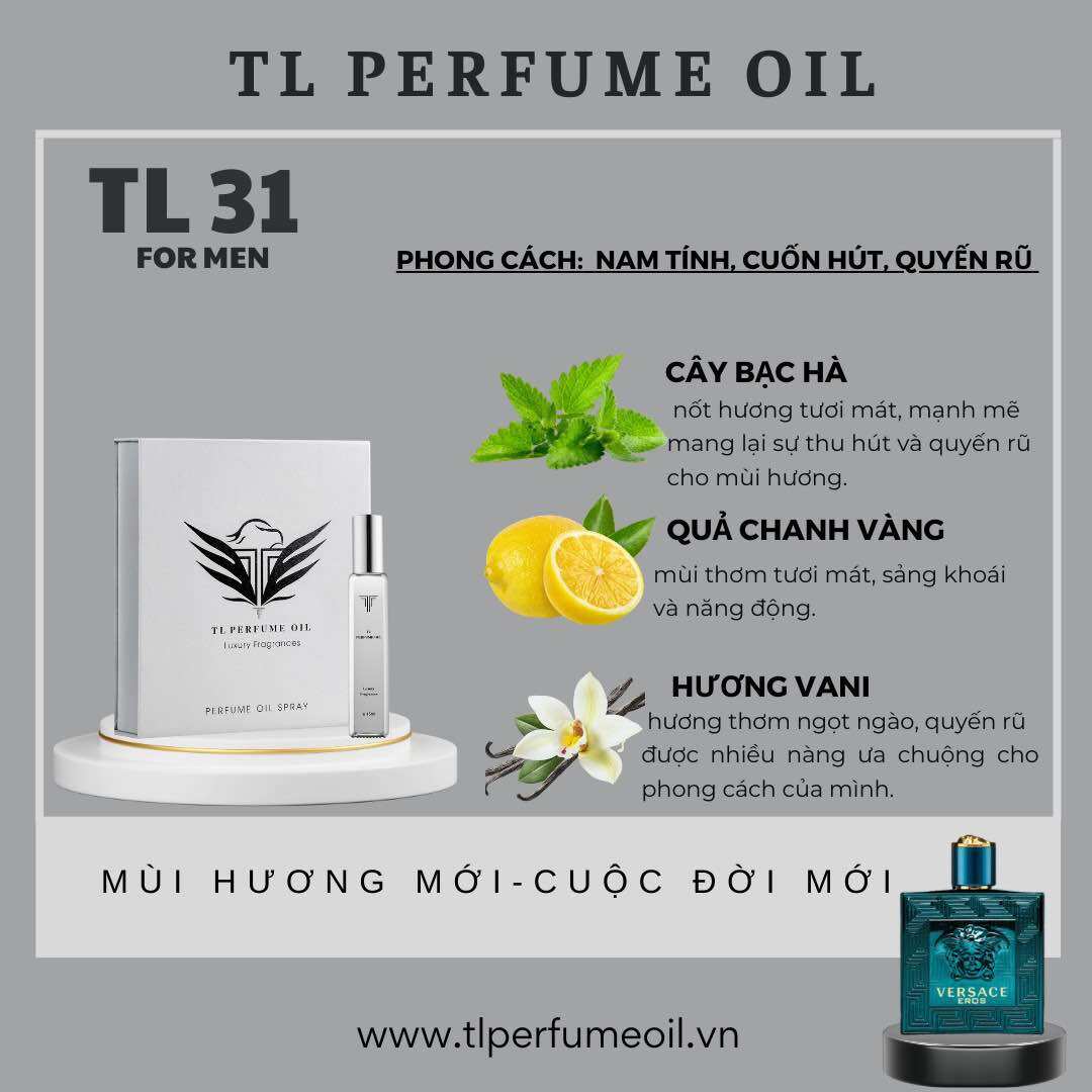 Nước hoa tl perfume oil vesace eros
