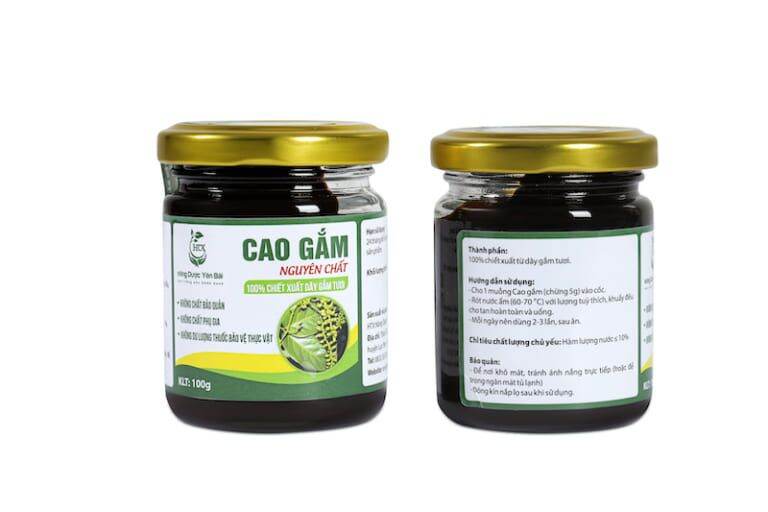 Cao gắm mềm 100gram- HTX Nông dược Yên Bái