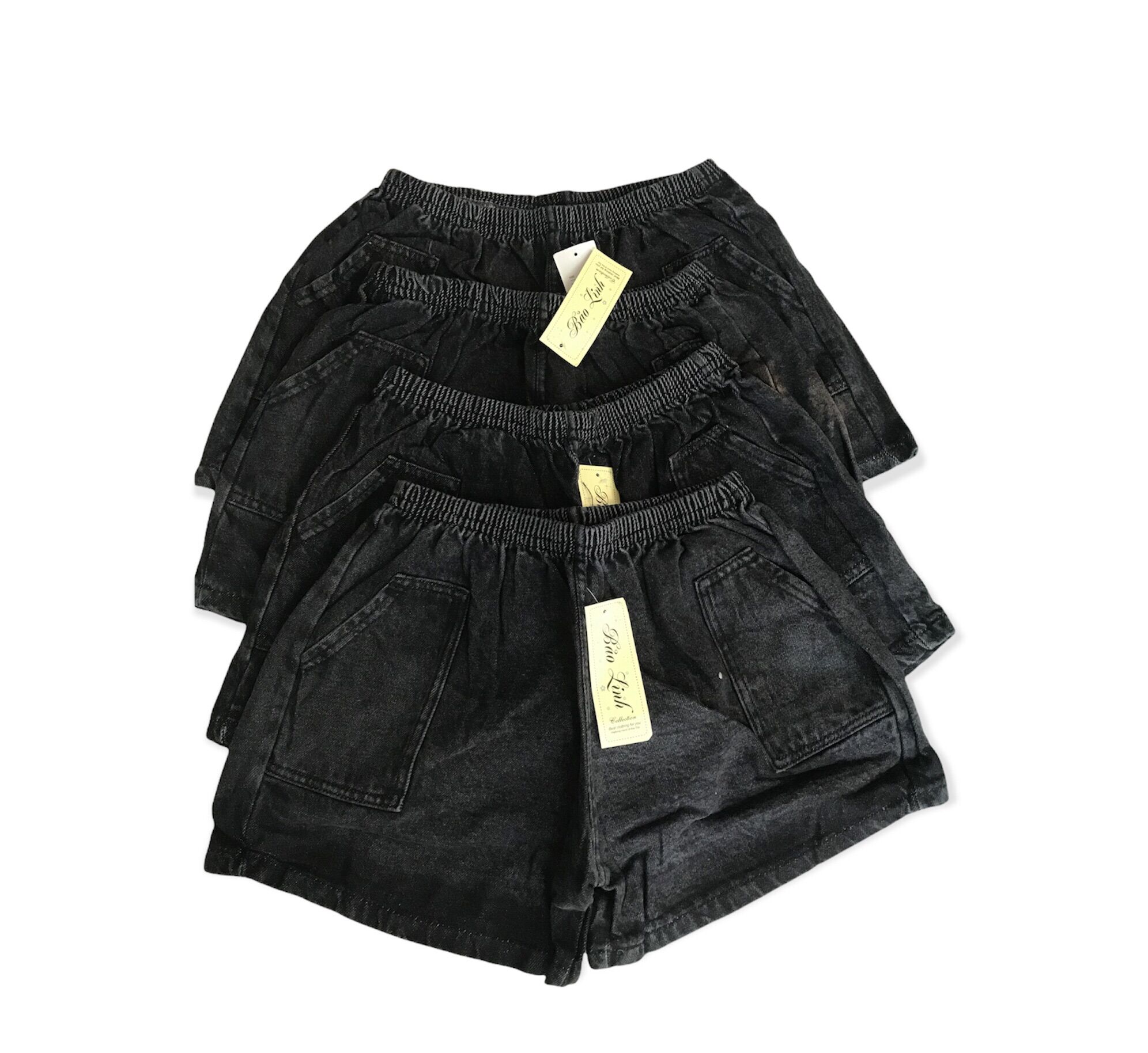 Quần Đùi Jean Nữ One Size 40- 55kg