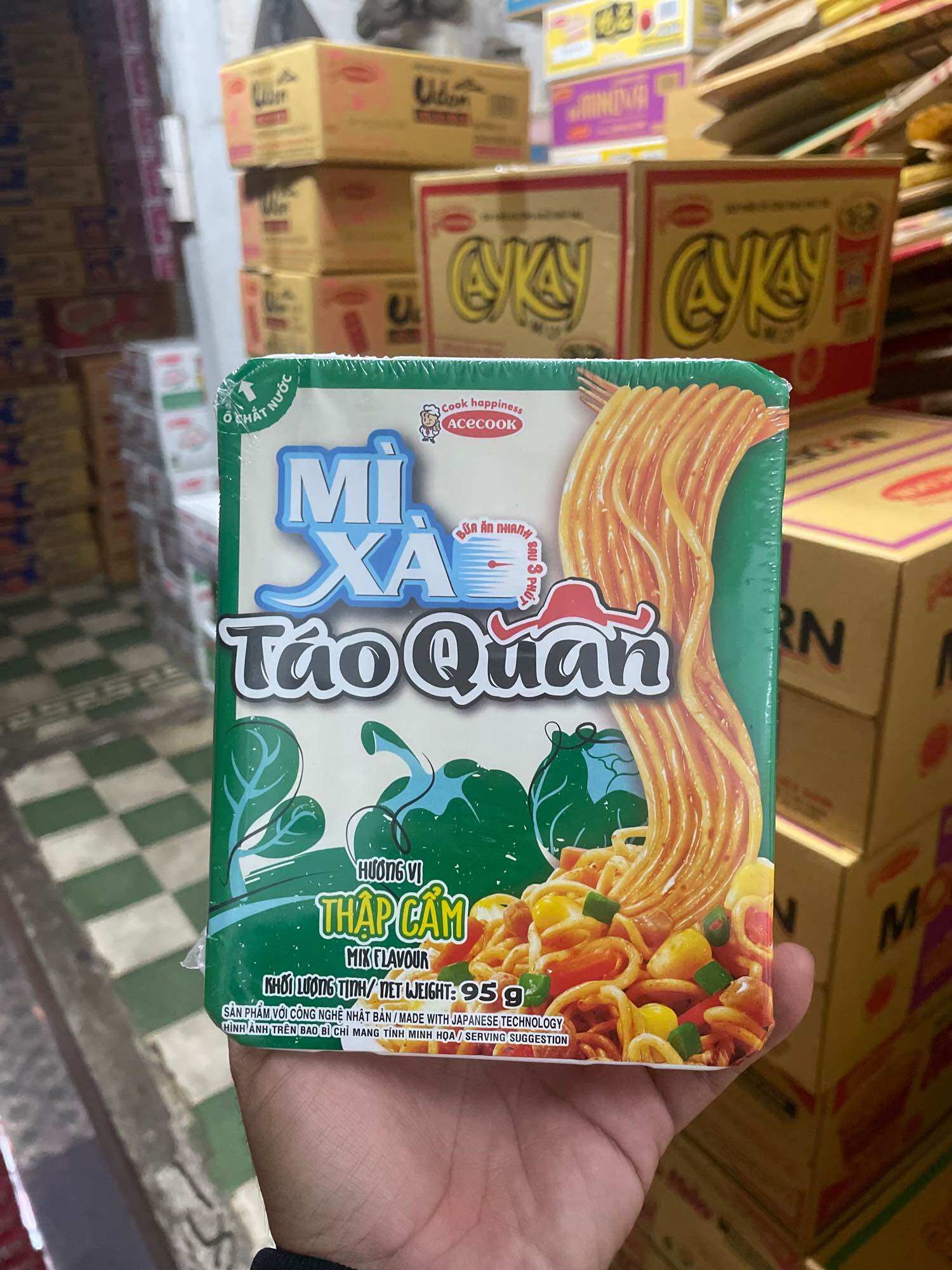 Mì Xào Táo Quân Thập Cẩm mẫu mới...date mới