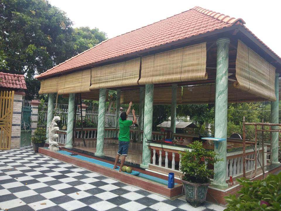 Mành che nắng mưa 1.2x2m. che hiên nhà