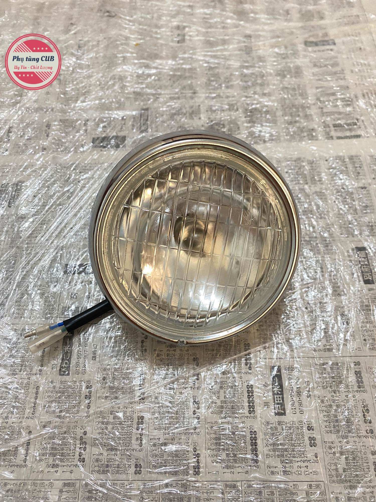 Đèn pha cub 78-79-én hàng Thái ( mặt bằng kính )