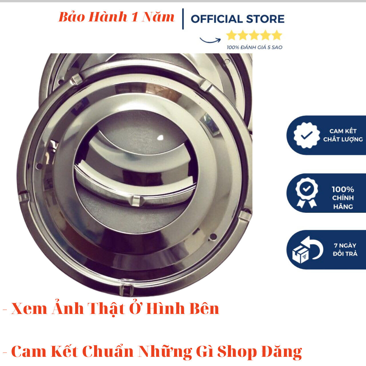2 khay Đĩa Đỡ Kiềng Bếp Gas Chất Liệu Inox Cao Cấp Giá Rẻ Cam Kết Uy Tín