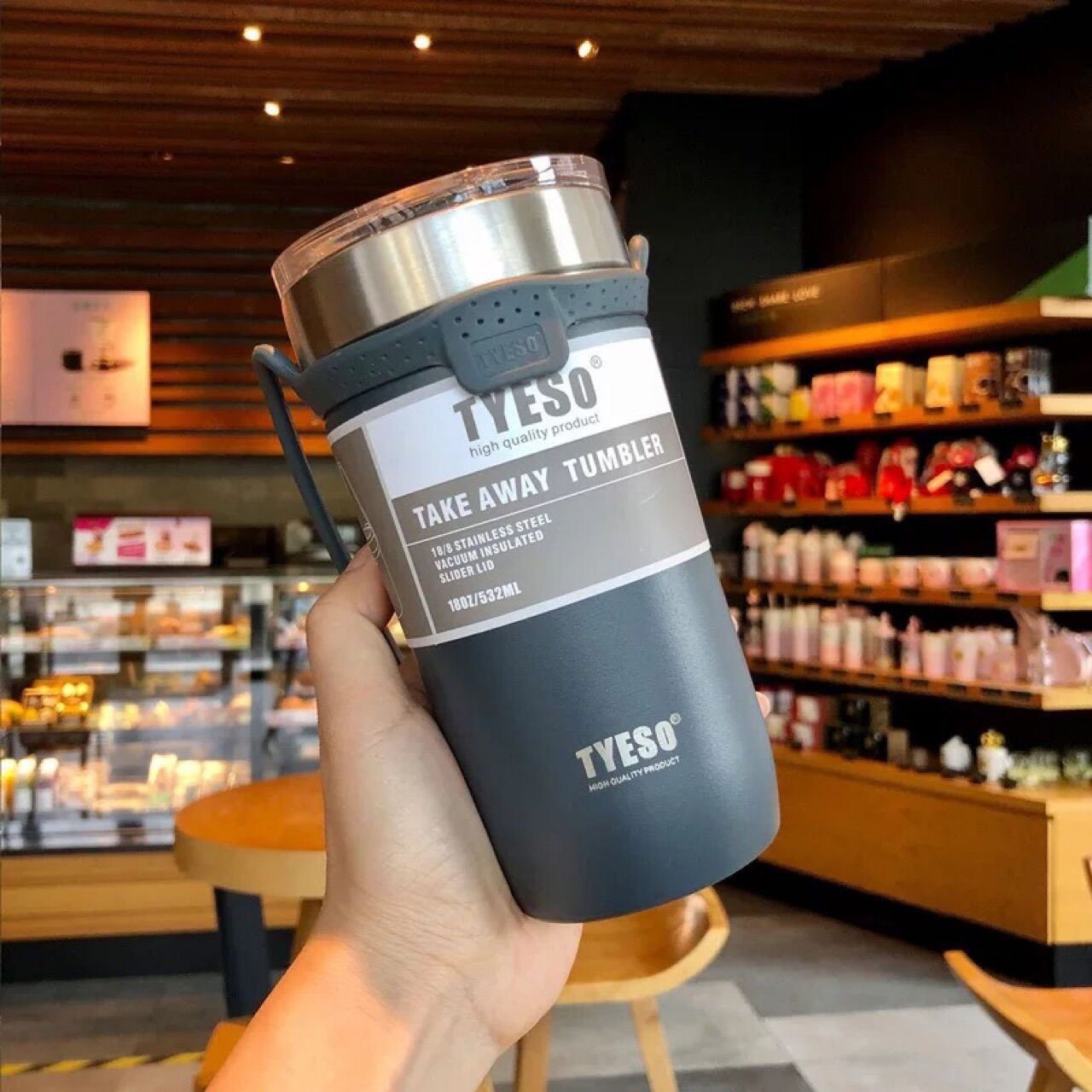 Ly Tyeso Chính Hãng 550ML + Ticker