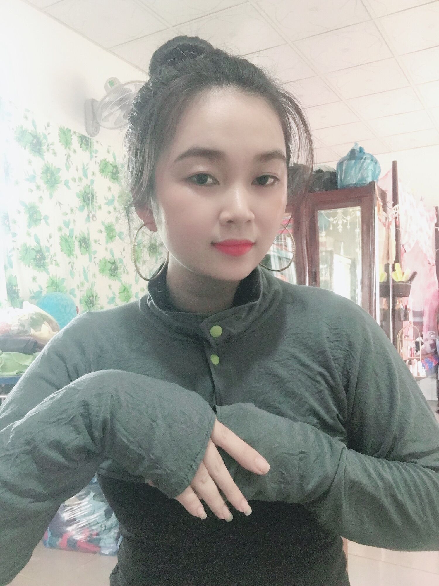 Tay áo ủ kem
