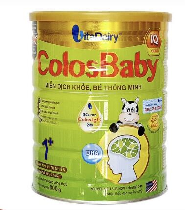 [HCM]Sữa bột Colosbaby IQ 0+, 1+, 2+ 800g