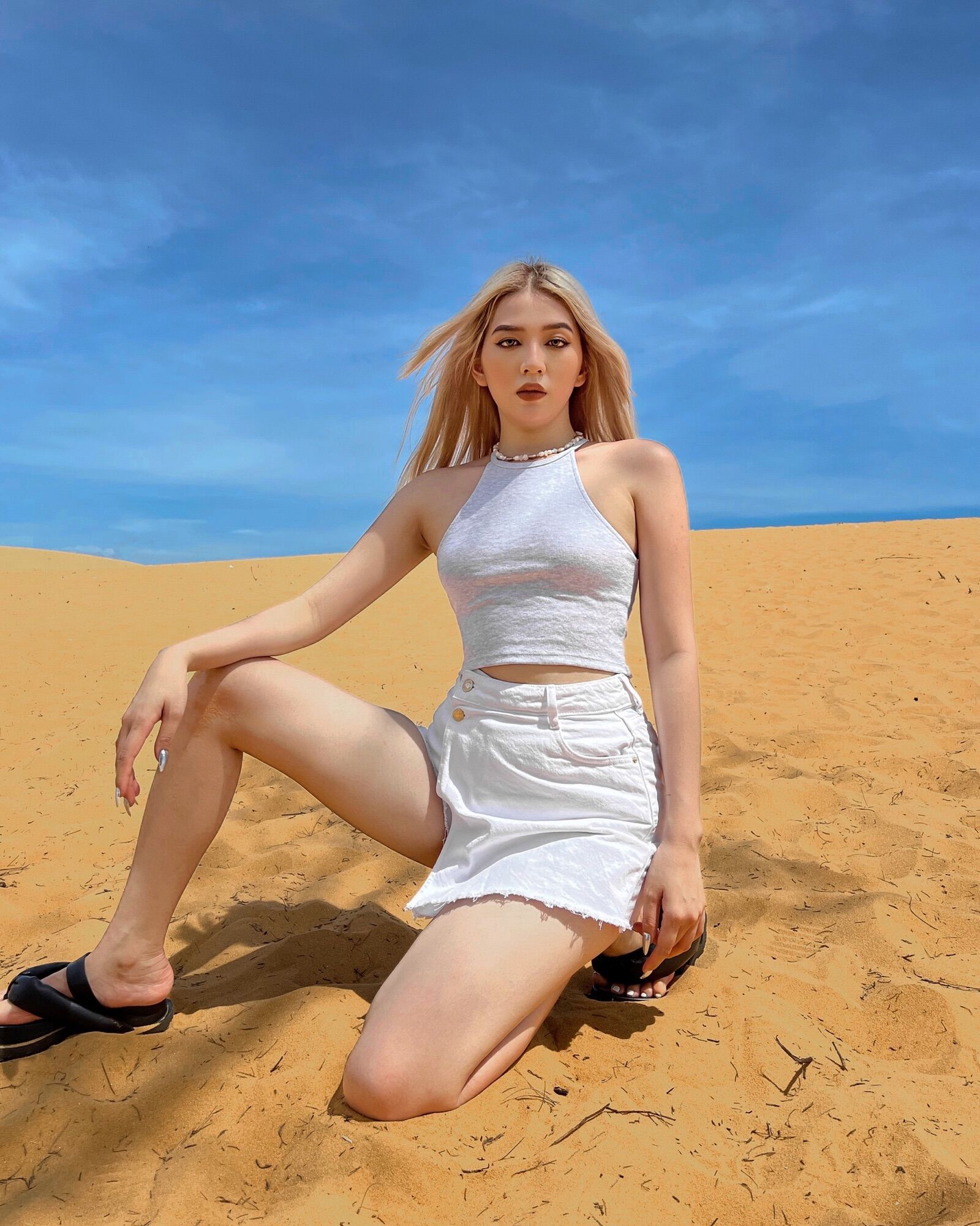 [Sản Phẩm Có Sẵn] Áo Croptop Ba Lỗ Nữ Màu Xám Nhạt