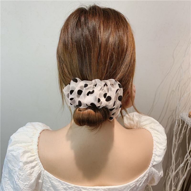 Dụng cụ búi tóc chấm bi, cây búi tóc