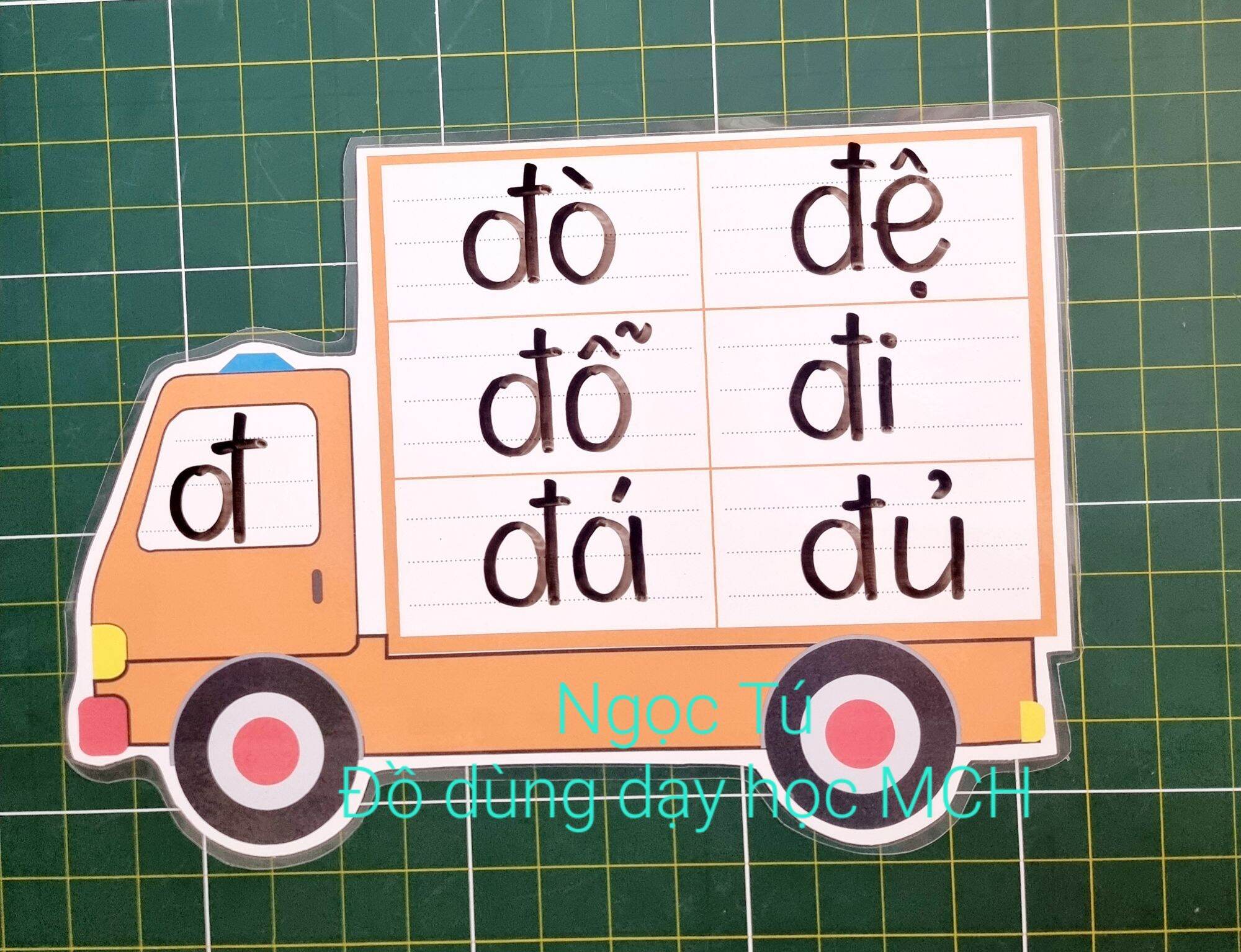 Bảng phụ a4 hình ôtô -.