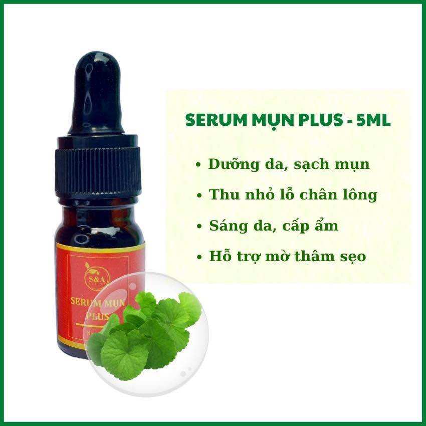 ( cam kết chính hãng ) SERUM XÓA MỤN THÂM SERUM MỤN PLUS 5ML