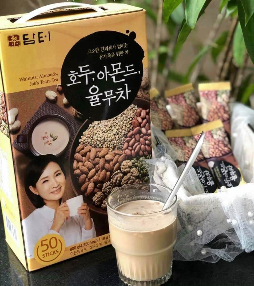 Hộp 50 gói Bột Ngũ Cốc DAMTUH Hàn Quốc chính hãng -Bột ngũ cốc cung cấp hàm lượng dinh dưỡng cực cao