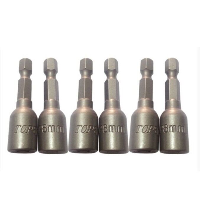 Bộ 10 đầu mũi vít bắn tôn top 8mm