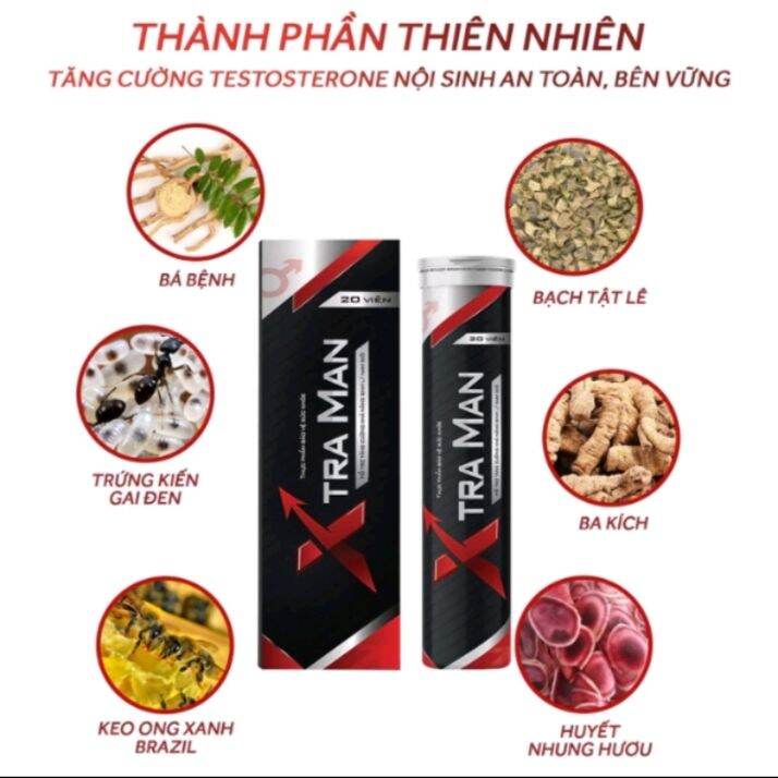 Xtraman tăng cường sinh lí phái mạnh hộp 20v