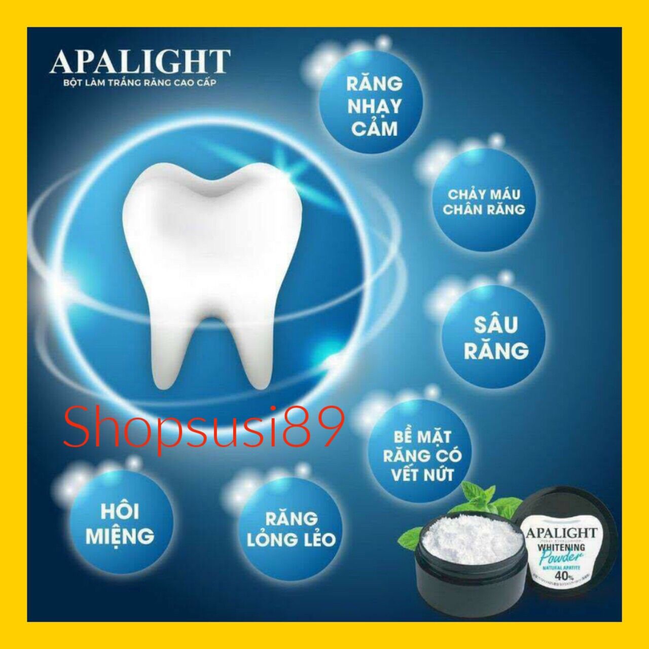 Bột tẩy trắng răng APALIGHT Chính hãng